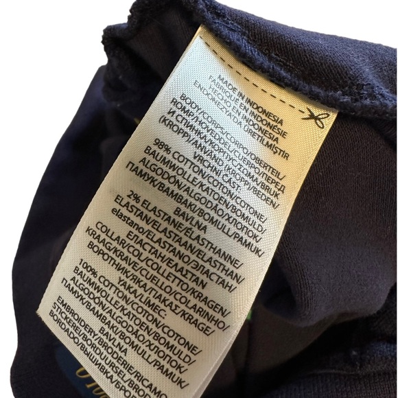 Polo Ralph Lauren | Navy Pony Logo Polo T-Shirt Dress Size 6 - Picture 9 of 11